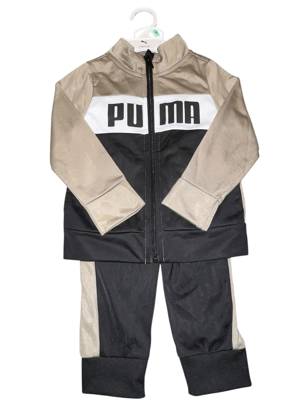 🌟NWT🌟 PUMA | 2pc Toddler Jacket & Jogger Set - Ice Coffee - Size 18 Months 💜